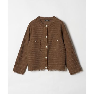 ギマテープフリンジカーディガン|allureville OFFICIAL SITE