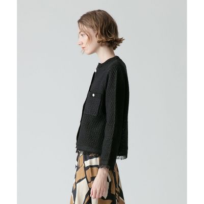 ギマテープフリンジカーディガン|allureville OFFICIAL SITE