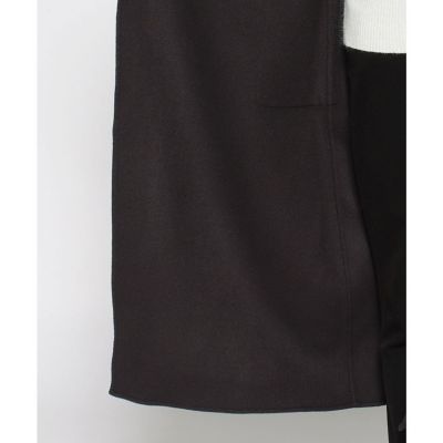 カシミヤ混リバーショールカラーコート | allureville (Women