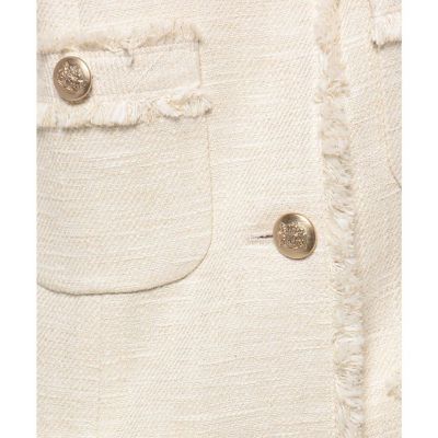 スラブツイードクルーショートコート | allureville (Women