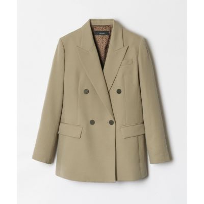 ハイカウントギャバダブルジャケット | allureville (Women