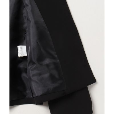 ダブルクロスノーカラーショートジャケット | allureville (Women