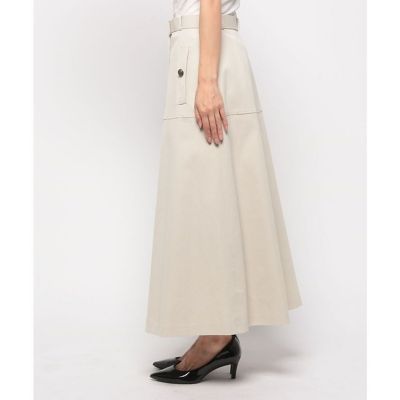 allureville アルアバイル ツイルボックスタックスカート ツイルボックスタックスカート | allureville (Women