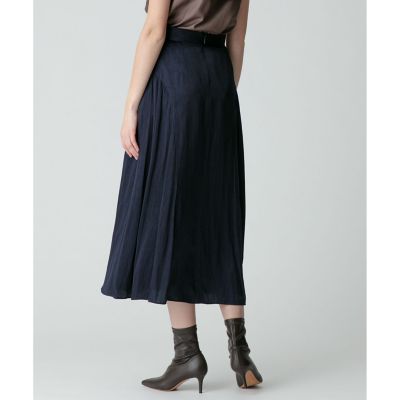 カッセンデニムサイドギャザースカート | allureville (Women