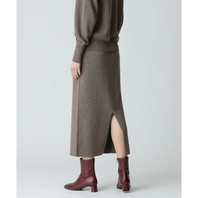 【セットアップ対応商品】ウールスムースタイトスカート