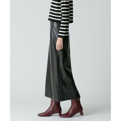 美品！allureville レザー　プリーツ　スカート セール】 【LOULOU WILLOUGHBY】レザーライクプリーツスカート
