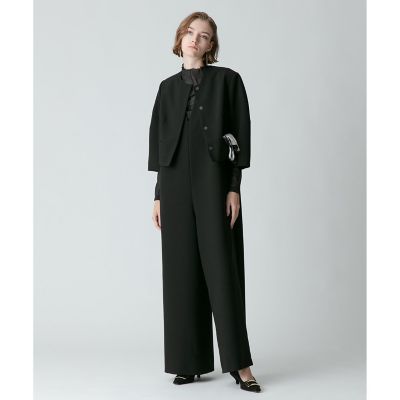 【ａｌｌｕｒｅｖｉｌｌｅ×ｏｔｏｎａＭＵＳＥ】ダブルクロスＶネックオールインワン