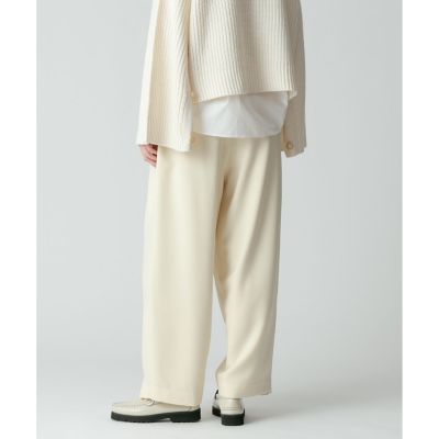 【美品】アルアバイル ウエストタックパンツ サイズ2♡ ポリエステル/Wストレッチタックパンツ|allureville OFFICIAL