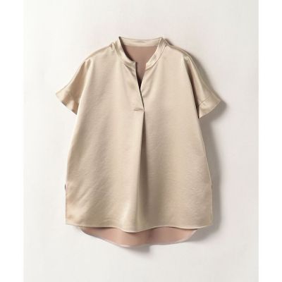 allureville　アルアバイル　スキッパーステップヘムブラウス スキッパーステップヘムブラウス （シャツ・ブラウス