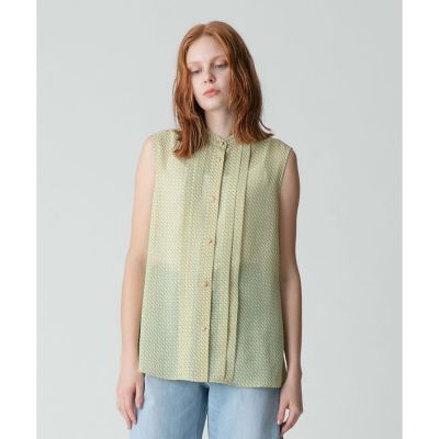 シアクレープバックフリルブラウス | allureville (Women 