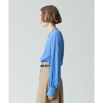 美品⭐︎アルアバイル　ACEツイルスリットパフスリーブブラウス 20232013240_17834a1ad2fbfb4381