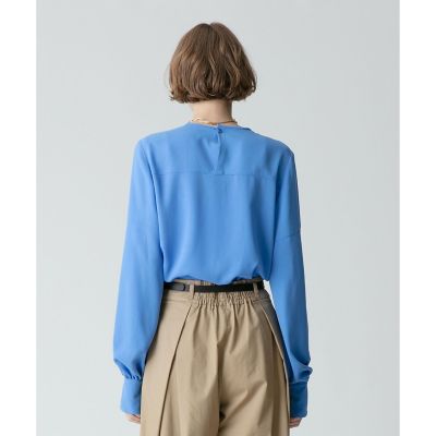美品⭐︎アルアバイル　ACEツイルスリットパフスリーブブラウス 20232013240_17834a1ad2fbfb4381
