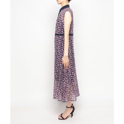 アルアバイル⭐︎ バイヤスチドリプリントノースリーブシャツワンピース バイヤスチドリプリントノースリーブシャツワンピース