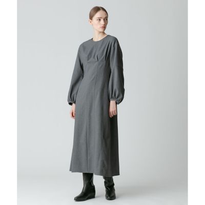 フランネルフィットアンドフレアワンピース