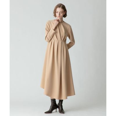 ダブルクロスアシンメトリーナローワンピース | allureville (Women