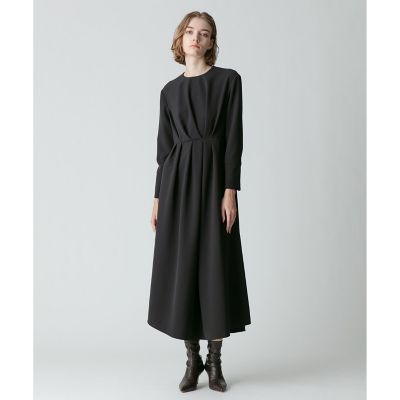 ＜allureville (Women)＞ダブルクロスアシンメトリーナローワンピース