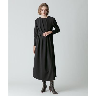 ダブルクロスアシンメトリーナローワンピース | allureville (Women