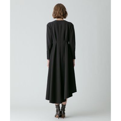 ダブルクロスアシンメトリーナローワンピース | allureville (Women