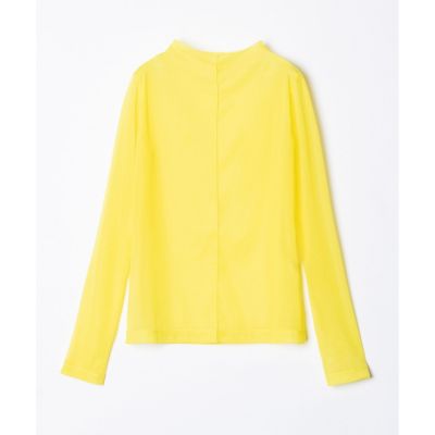 ＜allureville (Women)＞シアーボトルネックプルオーバー