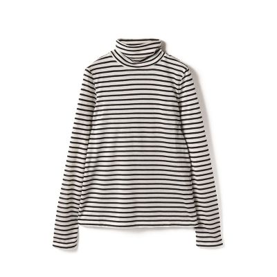 ウールボーダータートルプルオーバー | allureville (Women