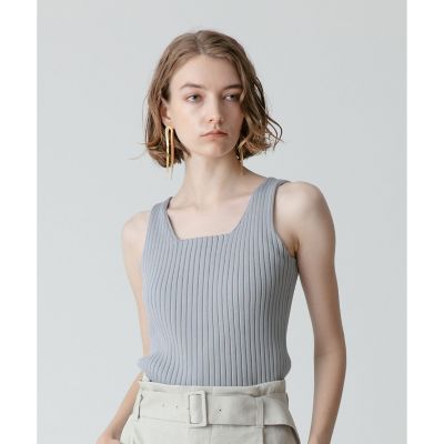 ＜allureville (Women)＞リブタンク