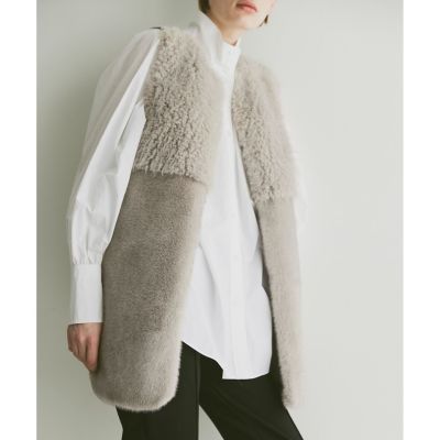 フェイクファーコンビニットジレ|allureville OFFICIAL SITE
