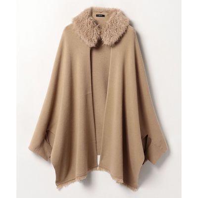 フェイクファーツキケープトッパー | allureville (Women