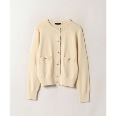 ＜allureville (Women)＞ポケットクルーカーディガン