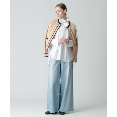 配色ポケットクルーカーディガン | allureville (Women)/アルアバイル