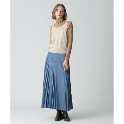 釦ディティール2WAY ネックリブプルオーバー | allureville (Women