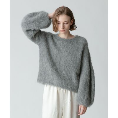 allureville アルパカシャギーバルーンプルオーバー　ニット allureville（アルアバイル）の「アルパカシャギーバルーンプル