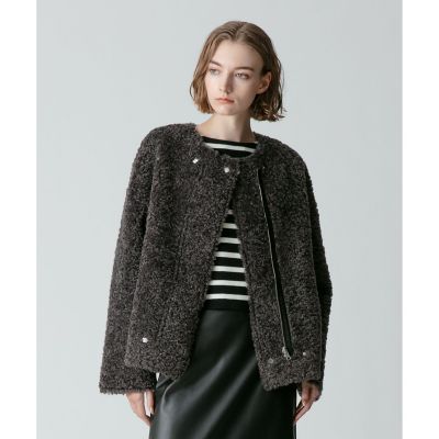 アルアバイル　フェイクプードルファーブルゾン フェイクプードルファーブルゾン | allureville (Women