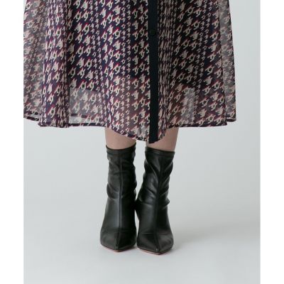 ＜allureville (Women)＞【ＦＡＢＩＯ　ＲＵＳＣＯＮＩ　ｐｅｒ　ａｌｌｕｒｅｖｉｌｌｅ】ストレッチショートブーツ