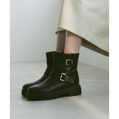 ＜allureville (Women)＞ショートエンジニアブーツ