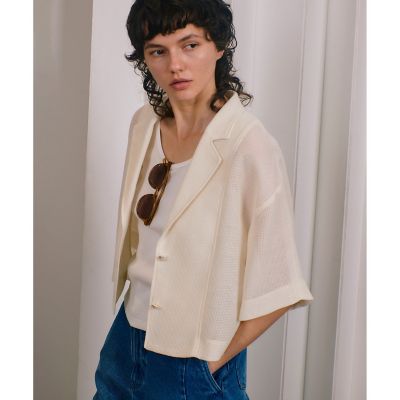 リオペルメッシュショートジャケット | allureville (Women
