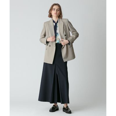 セットアップ対応可能】ギャバダブルスリットスカート