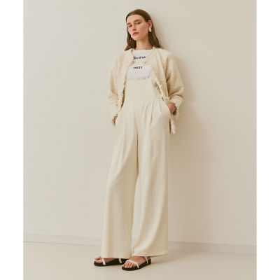 ピンストライプサロペットパンツ | allureville (Women