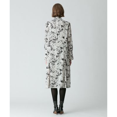 PARISナイトプリントタイワンピース | allureville (Women