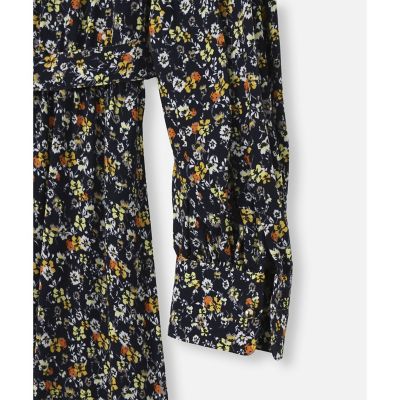 スモールフラワープリントギャザーワンピース | allureville (Women 