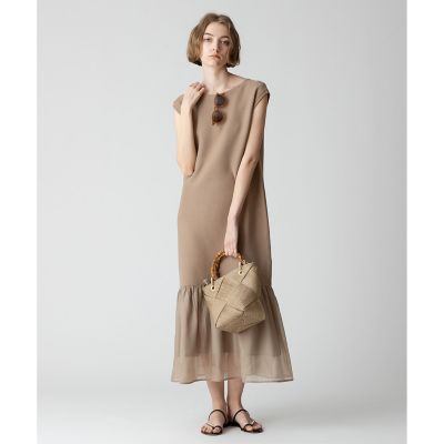 allureville ドッキングヘムワンピース　ニット　ブラック ドッキングヘムワンピース|allureville OFFICIAL SITE / ONLINE