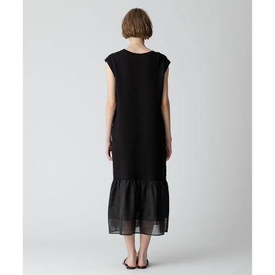 allureville ドッキングヘムワンピース　ニット　ブラック ドッキングヘムワンピース | allureville (Women)/アルアバイル