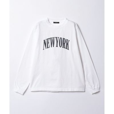 ＜allureville (Women)＞ＮＥＷ　ＹＯＲＫロゴロンＴ