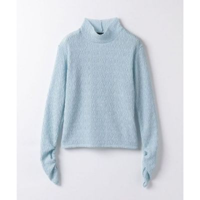 ランダムブルーゼボトルネックプルオーバー