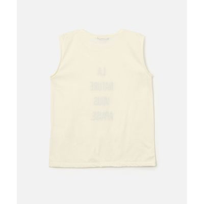 allureville / アルアバイル サイドロゴノースリーブTシャツ サイドロゴノースリーブTシャツ（Tシャツ/カットソー
