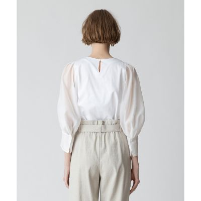 オーガンスリーブカットトップス