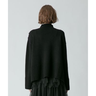 allureville - allureville ベルシルエットインターシャプルオーバー 20241016010_4f5c5b705b098abbfd