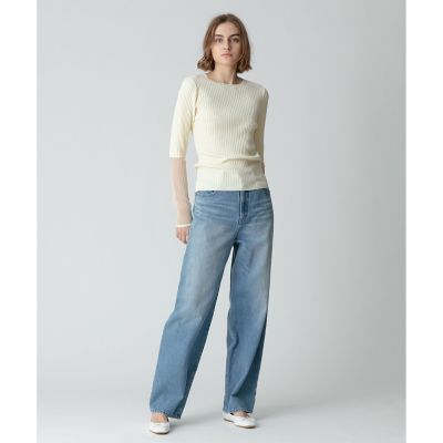 シアーカフスワイドリブプルオーバー | allureville (Women
