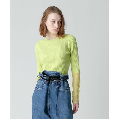 アルアバイル　ルルウィルビー シアーカフスワイドリブプルオーバー シアーカフスワイドリブプルオーバー | allureville (Women