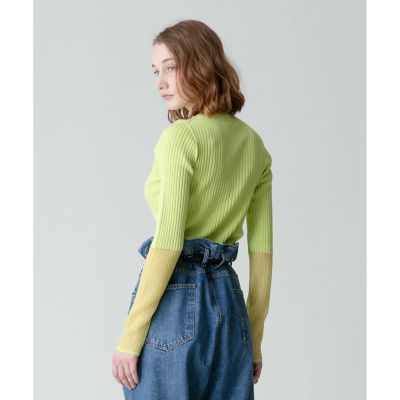 アルアバイル　ルルウィルビー シアーカフスワイドリブプルオーバー シアーカフスワイドリブプルオーバー | allureville (Women