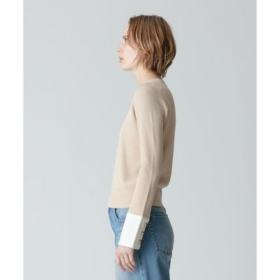 シャツカフスコンビプルオーバー | allureville (Women